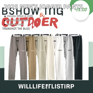 2025 New Casual Mid Waist Windproof Breathable Jogger Sweatpants Unisex Outdoor Fitness <b>Trousers</b> - Product Image 2