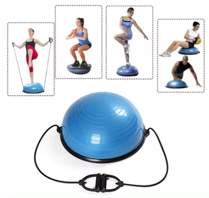 Yoga Pilates Ejercicio Medio Balance Ball con asas Bosuing Balance Trainer - Product Image 5