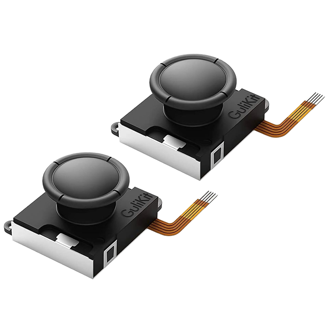 Gulikit Replacement JoyCon Thumb Sticks for OLED/Switch Lite Hall Effect Sense Joystick No Drift Left/Right Repair Accessories