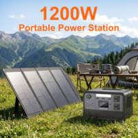 Générateur solaire à charge rapide de qualité supérieure 1200w 2400w 3600w 6000W 110V 240V AC, station d'alimentation portable pour le camping en plein air, les voyages en camping-car