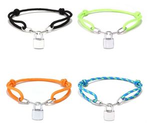 Bracelet de couple minimaliste réglable en paracorde, avec fermoir en acier inoxydable résistant au ternissement, pour femmes et hommes - Product Image 1