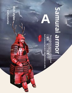 Disfraz de Guerrero <span class=keywords><strong>Samurai</strong></span> con Armadura de Tamaño Real y Kabuto para Museo o Cosplay - Product Image 3