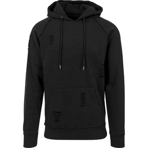 Personnalisé de marque hommes s sweat à capuche épaisse hip hop hoodies 400 gsm 50% coton 50% polyester blanc prime à capuche - Product Image 1