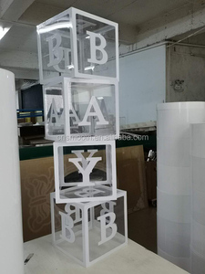 Letras de Bloques Acrílicas Grandes para Decoración de Fiestas de Baby Shower y Cumpleaños - Product Image 6