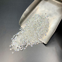 Prix d'usine blanc rond brillant coupe Moissanite diamant petite taille 1mm-3mm pierres précieuses en vrac