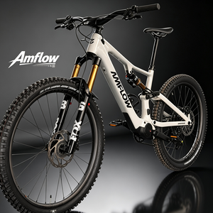 Amflow PX Carbon Pro Vollgefedertes EMTB Carbon-Rahmen 40 Geometrie Einstellbares Elektro-Mountainbike Mit <span class=keywords><strong>FOX</strong></span> Federung - Product Image 1