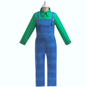 Disfraz <span class=keywords><strong>de</strong></span> Super Marios Bros Red <span class=keywords><strong>Luigi</strong></span> Green con sombrero <span class=keywords><strong>de</strong></span> Cosplay, guantes <span class=keywords><strong>de</strong></span> bigote, accesorios <span class=keywords><strong>de</strong></span> disfraces, mono <span class=keywords><strong>de</strong></span> Anime para fiesta <span class=keywords><strong>de</strong></span> Halloween - Product Image 2