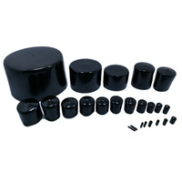 Capuchons de protection isolants en PVC souple pour boulons, anti-poussière, en vinyle souple, capuchons ronds en PVC