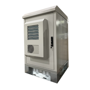 High Quality 18U IP55 IP65 Waterproof Outdoor Rack Sheet Metal Enclosure Street <b>Cabinet</b> With Air Conditioner SAE1000 Waterproof - Product Image 4