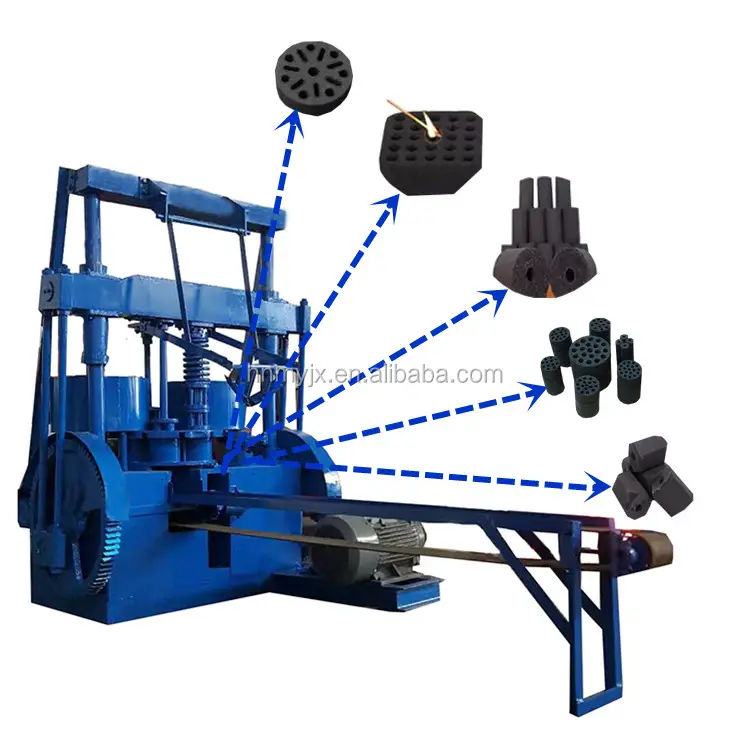 Gut verkaufte Holzkohle brikett presse machen Maschine Waben ausrüstung