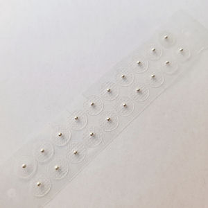 1,5mm oro plateado claro oreja punto pegatinas oído presión acupuntura cuentas magnéticas auricular oreja semillas - Product Image 4