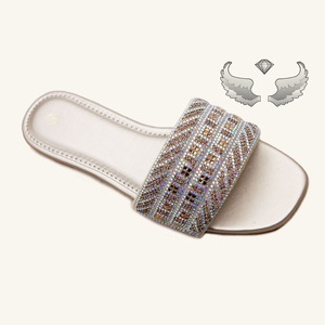 Nouvelles mules et sandales imprimées Anngele pour femmes, légères, à bout ouvert, motif goutte d'eau, idéales pour l'extérieur – Collection été tendance, vente en gros - Product Image 4