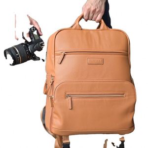 BSCI Factory Custom make vegan leather portable <b>camera</b> <b>bag</b> rucksack travel hiking luxury made <b>camera</b> <b>bag</b> pack for photographer - Product Image 1