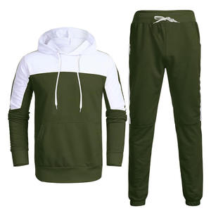 Mens High Quality Custom Logo 2 Piece Fitness Set Sport <b>Gym</b> <b>Hoodie</b> Sweat Pants - Product Image 3