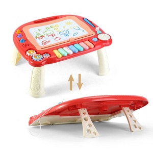 Dowellin益智玩具婴儿活动桌学习桌音乐玩具带钢琴绘画学习板儿童玩具 - Product Image 2