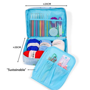 Ergonomic Crochet kim Starter DIY may kit công cụ cầm tay cho có kinh nghiệm Crochet những người yêu thích và tay knitters - Product Image 4