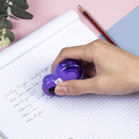 Retour à l'école 2 en 1 innovatrices de rouleau de forme de gomme unique trou taille-crayon avec gomme