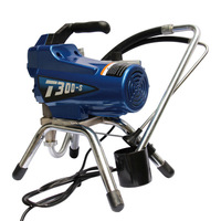Pistolet de pulvérisation électrique sans air HVLP de type piston 1500W-2400W 110/220V pour la décoration intérieure, capacité de livraison de 2,3 à 3,3 L/min pour les petites et moyennes surfaces