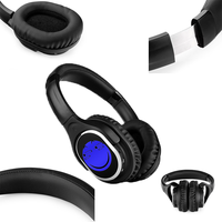 Casques de disco silencieux à 3 canaux RF998A avec 12 heures d'autonomie, casques sans fil pour fête