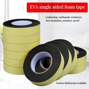 Vente en gros de bandes d'éponge auto-adhésives en caoutchouc <span class=keywords><strong>néoprène</strong></span> noir Ruban adhésif d'isolation en mousse de caoutchouc imperméable anti-bruit - Product Image 6