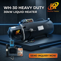 Chauffe-eau diesel 30KW 12V 24V pour stationnement, chauffage du liquide de refroidissement du moteur, faible bruit, interrupteur à bascule pour camion, voiture, bus, camping-car, directement de l'usine