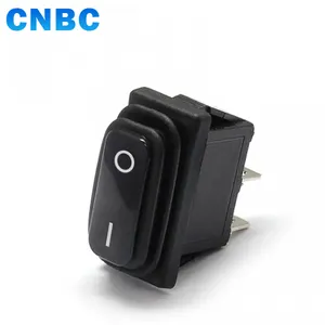 On Off Switch Price Waterproof Kcd3 Button Illuminated Rocker Switch 3 Pins ON OFF 20A 125V 16A 250V