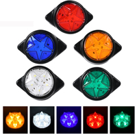 Luz LED de 24V, Nueva Luz de Borde de Cinco Estrellas para Camiones, Luz de Advertencia de Seguridad, Modificación Universal, Luz Lateral