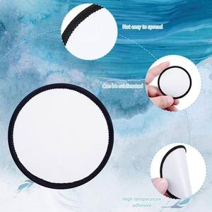 Écussons en tissu vierges de qualité supérieure pour sublimation, 16 pièces, prêts à poser à chaud sur vêtements, chapeaux, pour conception DIY - Product Image 2