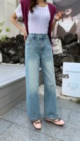 Pantalon en jean extensible grande taille pour femme, de haute qualité, écologique, séchage rapide, respirant, taille haute, coupe large