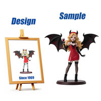 Figura de acción coleccionable de personaje de vampiro de Halloween personalizada de Shengye, de vinilo, PVC, resina plástica, arte 3D, para publicidad de empresas
