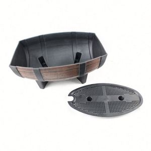 Jardinières en plastique pour plantes et fleurs, avec égouttoir amovible, pour l'intérieur et l'extérieur - Product Image 3