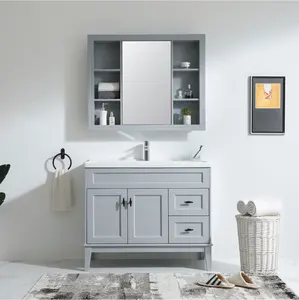 便宜的现代设计豪华耐用浴室洗手盆浴室柜住宅商品房