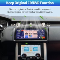 Radio GPS Android 13 de 12.3 Pulgadas, 8 Núcleos, 4+64GB para Range Rover Sport 2014-2016, CarPlay Inalámbrico, DSP, Panel AC