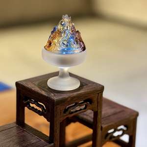 Миниатюрный горный держатель для благовоний Бошань-портативный хрустальный композит для путешествий - Product Image 4