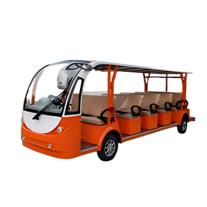 Vehículo Turístico Eléctrico de 17 Plazas con Certificación CE, Autobús Turístico Eléctrico Descapotable para Parques, Hoteles y Campus - Product Image 1