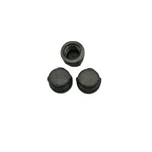 NPT 1/2 "nero malleabile tubo di ferro raccordi nero tees