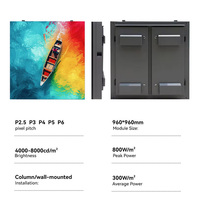 Écran LED couleur plein spectre extérieur P2.5 P5 P10, couleurs vives, étanche IP65, haute luminosité, vente en gros d'usine pour centres commerciaux