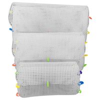 Toiles en maille plastique transparente pour broderie, idéales pour la confection de sacs au crochet DIY et le point de croix
