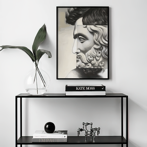 Pinturas Vintage sobre <span class=keywords><strong>la</strong></span> <span class=keywords><strong>pared</strong></span>, pósteres e impresiones <span class=keywords><strong>de</strong></span> arte, escultura <span class=keywords><strong>de</strong></span> David, <span class=keywords><strong>collage</strong></span>, imágenes artísticas <span class=keywords><strong>en</strong></span> blanco y ne - Product Image 2