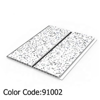 Panneau de revêtement mural en PVC imperméable de 250 mm et carreaux de plafond en PVC pour mur humide douche panneau de salle de bain panneau de revêtement planche