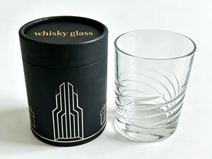 Gift Packaging Luxury Whisky Glass Storage <b>Box</b> - <b>Black</b> Round Paper Cylinder Packaging for Premium Liquor Glasses <b>Box</b> - Product Image 6