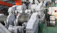 Treuil/palan à moteur diesel certifié à double tambour horizontal 20t BV