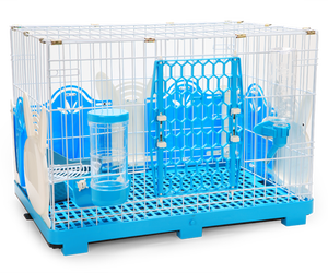 กรงสัตว์เลี้ยงทำจากพลาสติกและโลหะสำหรับใช้ในเชิงพาณิชย์กรงกระต่ายมีรั้วสไตล์610-MR - Product Image 3