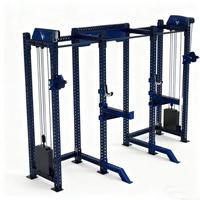 Équipement de musculation haute performance : Rack de squat mural multifonctionnel pour entraînement croisé et rig de gym