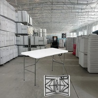 Table de pique-nique pliante en plastique à installation rapide pour les festivals
