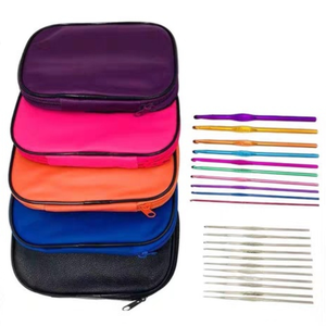 Đan Kim Loại Bộ Áo Len Tay Sợi May Công Cụ Hỗn Hợp Màu Sắc Móc Kim Dệt Móc Móc Thủ Công - Product Image 1