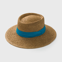 England Handmade Straw Concave Top Hat Frauen Sommerferien Seaside Sun screen Beach Hat Mode Strohhut