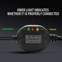 Convertidor USB a 2 Puertos RS-232 UOTEK, Cable USB2.0 de Grado Industrial con Blindaje Trenzado DB9, Adaptador para Computadora UT-8812