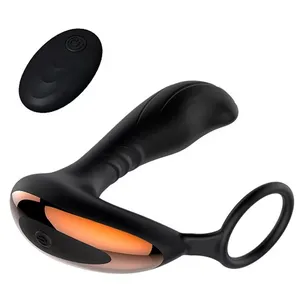 La ricarica silicone elettrico di massaggio prostatico <span class=keywords><strong>Anale</strong></span> Spina Con Controllo <span class=keywords><strong>A</strong></span> Distanza, 2 in 1 Potente Massager Della Prostata Giocattoli Del Sesso Per Gli Uomini - Product Image 1