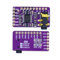 Interfaz I2S PCM5102A, Decodificador DAC GY-PCM5102, Módulo Reproductor I2S para Raspberry Pi, Formato PHAT, Placa de Audio Digital PCM5102